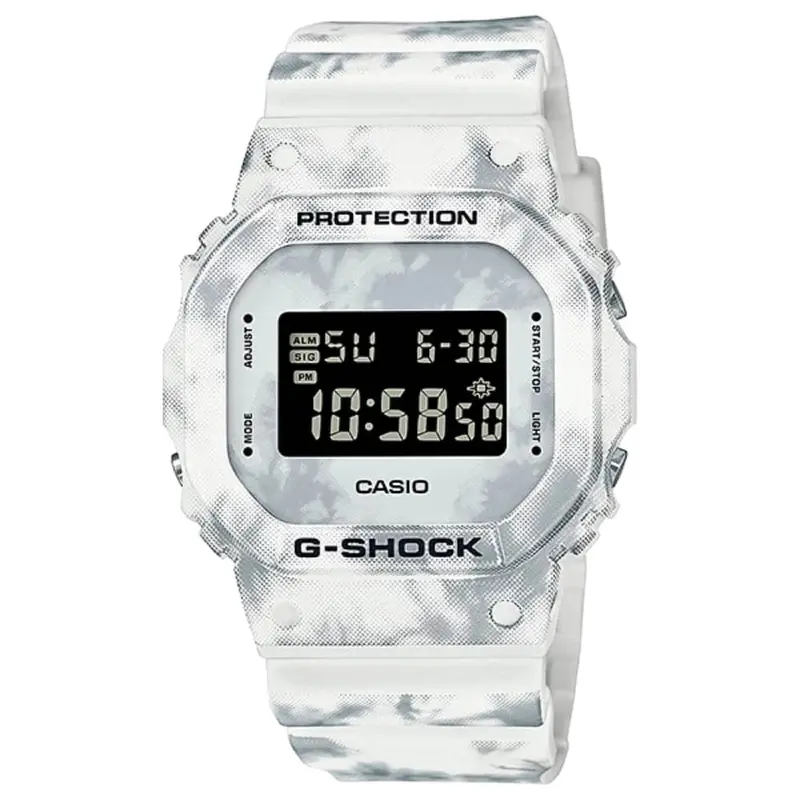 Casio G-Shock Digital Special Color Resin Strap Unisex Watch Dw-5600Gc-7Dr-P 1
