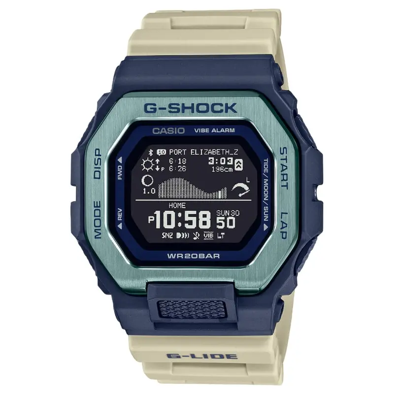Casio G-Shock Digital White Resin Strap Men Watch Gbx-100Tt-2Dr 1