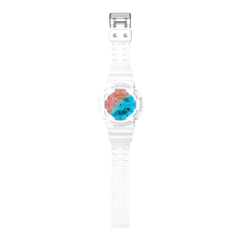Casio G-Shock Digital White Resin Strap Shock Resistant Unisex Watch Ga-110Tl-7Adr-P 2