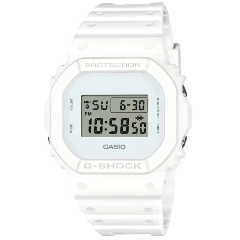 Casio G-Shock Digital White Resin Strap Unisex Watch Dw-5600Ww-7Dr-P 1