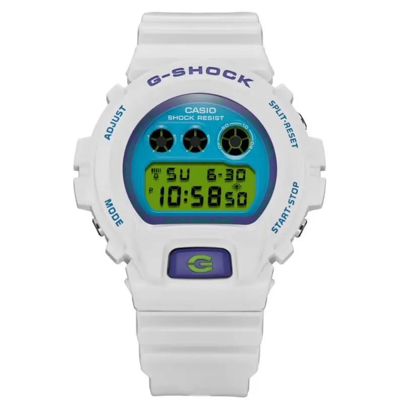 Casio G-Shock Digital White Resin Strap Unisex Watch Dw-6900Rcs-7Dr-P 2
