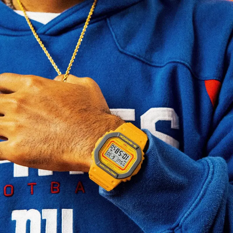 Casio G-Shock Digital Yellow Resin Strap Men Watch Dw-5610Y-9Dr-P 2