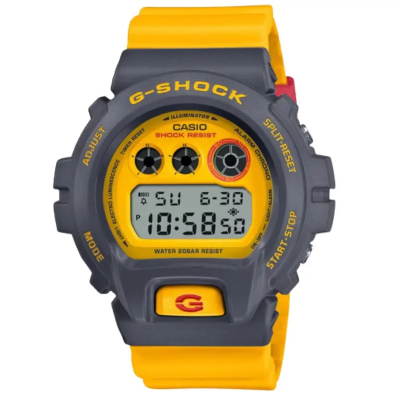 Casio G-Shock Digital Yellow Resin Strap Men Watch Dw-6900Y-9Dr 1
