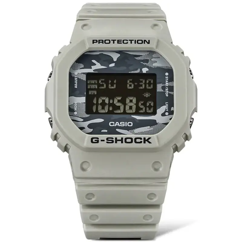 Casio G-Shock Dw-5600Ca-8Dr White Resin Strap Men Watch 2