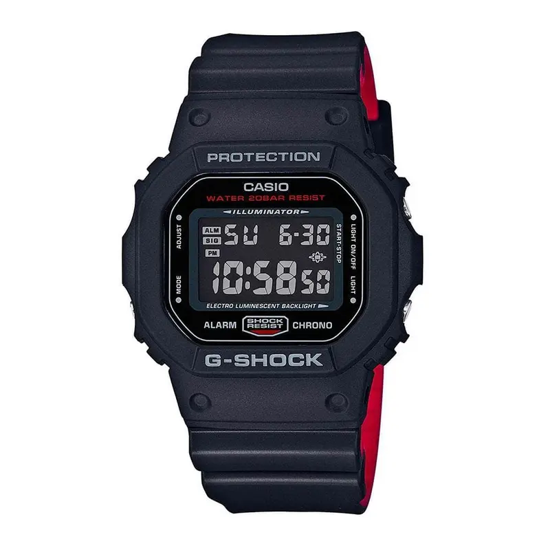 Casio G-Shock Dw-5600Hr-1Dr-P Digital Quartz Black Resin Men's Watch 1