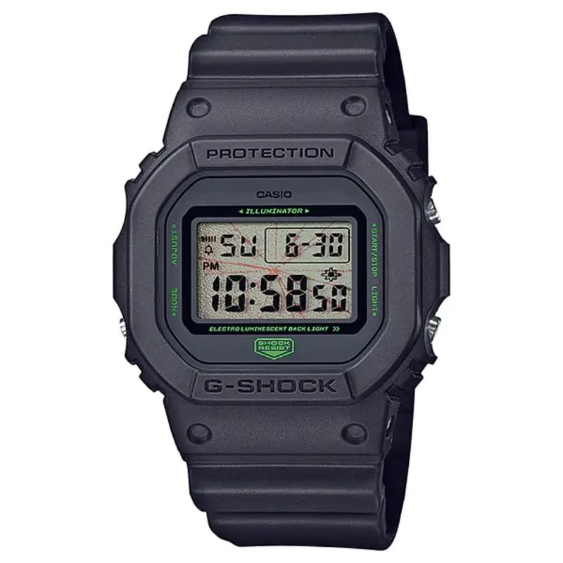 Casio G-Shock Dw-5600Mnt-1Dr Black Resin Men Watch 1