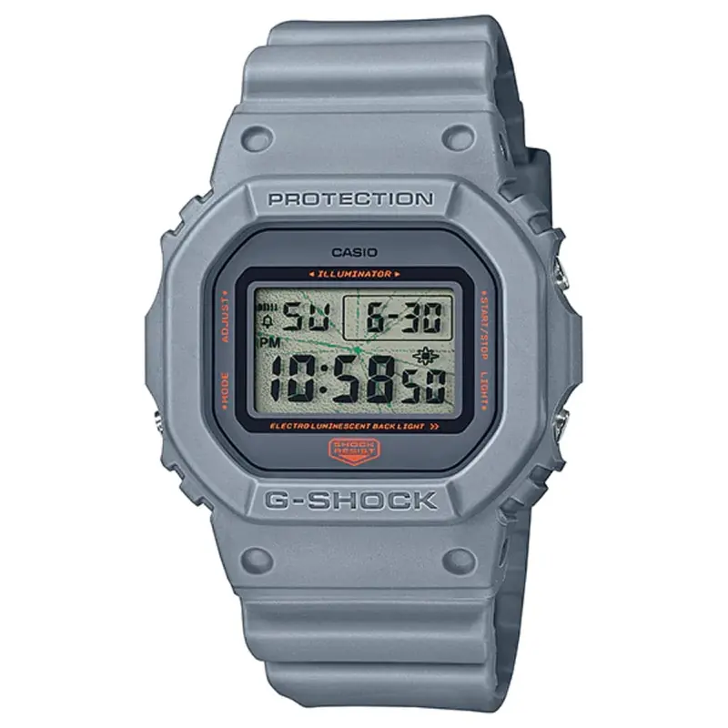 Casio G-Shock Dw-5600Mnt-8Dr Gray Resin Men Watch 1