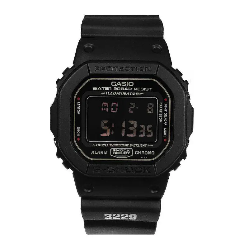 Casio G-Shock Dw-5600Ms-1Dr Digital Quartz Black Resin Men's Watch 1