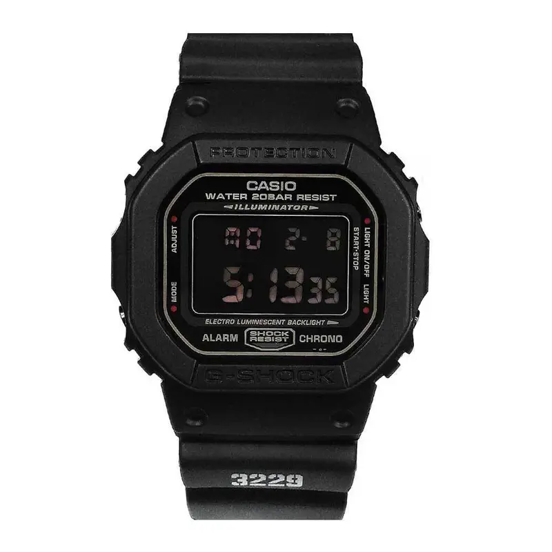 Casio G-Shock Dw-5600Ms-1Dr-P Digital Quartz Black Resin Men's Watch 1