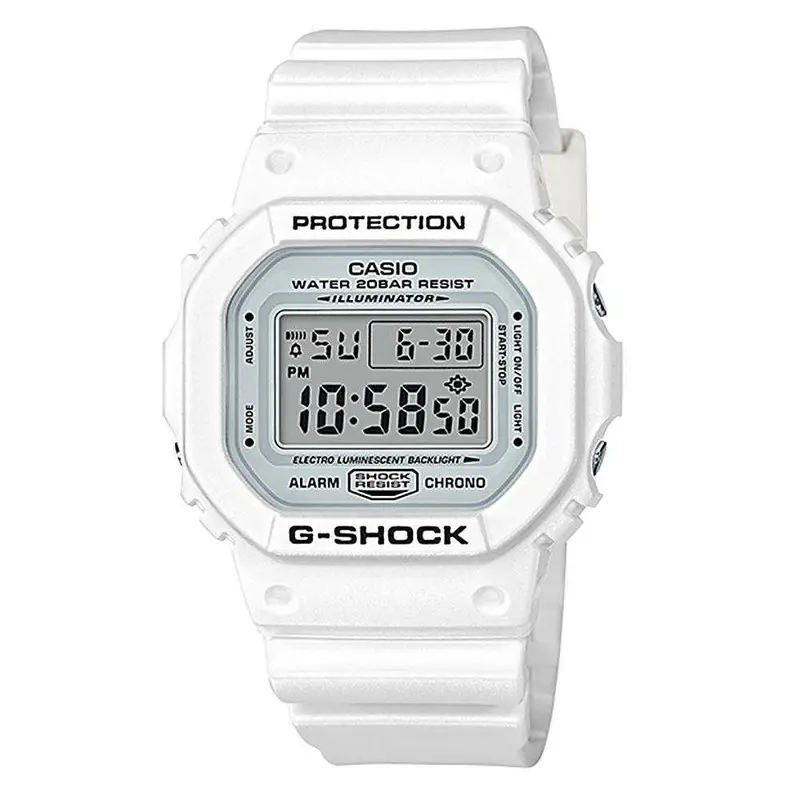 Casio G-Shock Dw-5600Mw-7Dr Digital Quartz White Resin Men's Watch 1