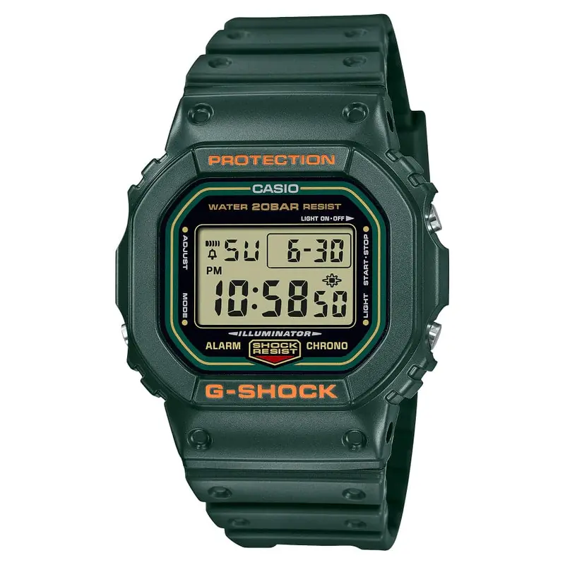 Casio G-Shock Dw-5600Rb-3Dr-P Green Resin Strap Men Watch 1