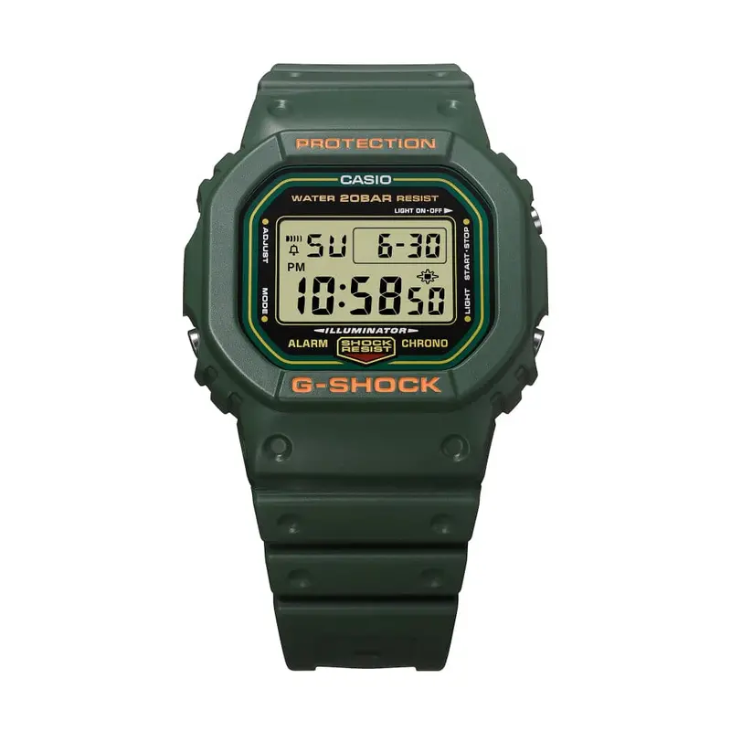 Casio G-Shock Dw-5600Rb-3Dr-P Green Resin Strap Men Watch 2