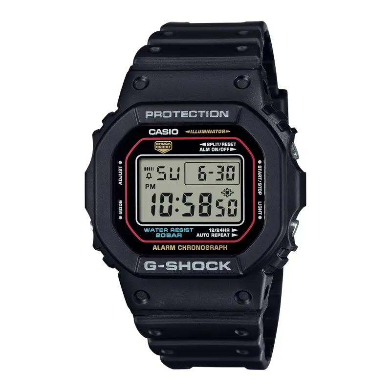 Casio G-Shock Dw-5600Rl-1Dr-P Digital Black And Red Watch 1