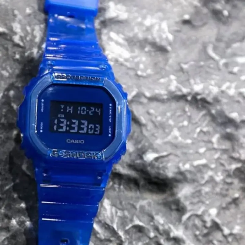 Casio G-Shock Dw-5600Sb-2Dr-P Blue Resin Strap Men Watch 2