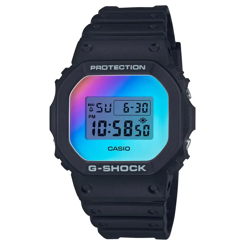 Casio G-Shock Dw-5600Sr-1Dr-P Black Resin Unisex Watch 1