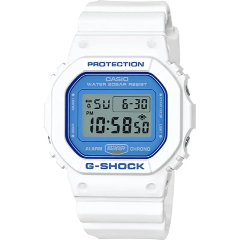 Casio G-Shock Dw-5600Wb-7Cr White Resin Strap Men's Watch 1