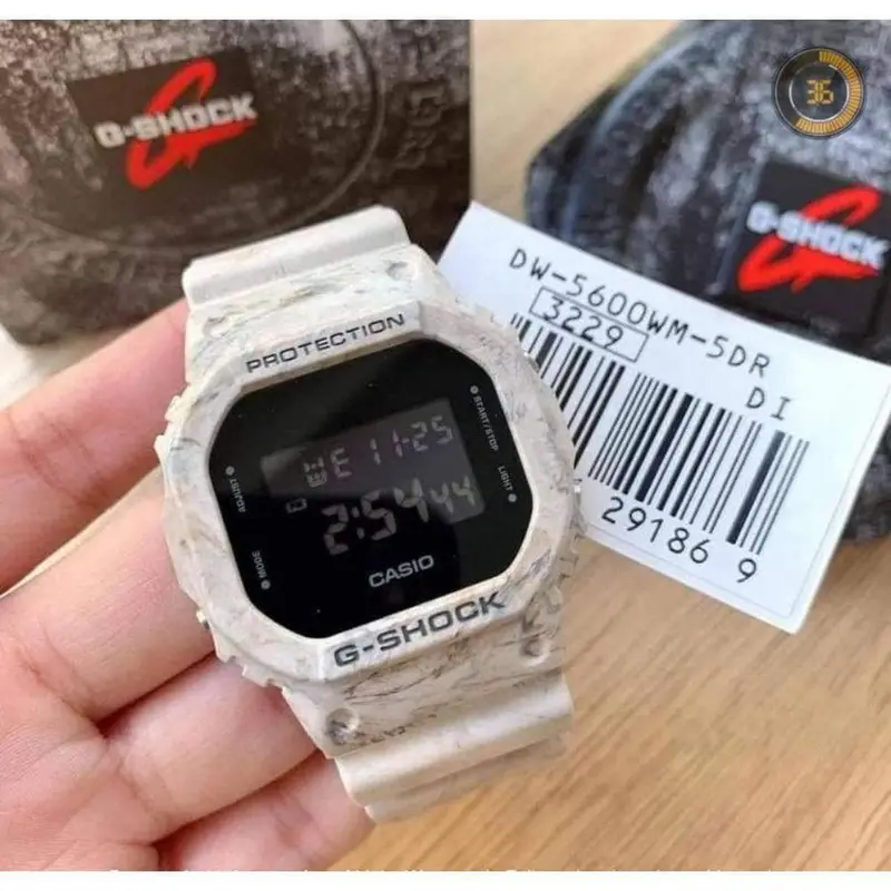 Casio G-Shock Dw-5600Wm-5Dr Cream Resin Strap Men's Watch 2