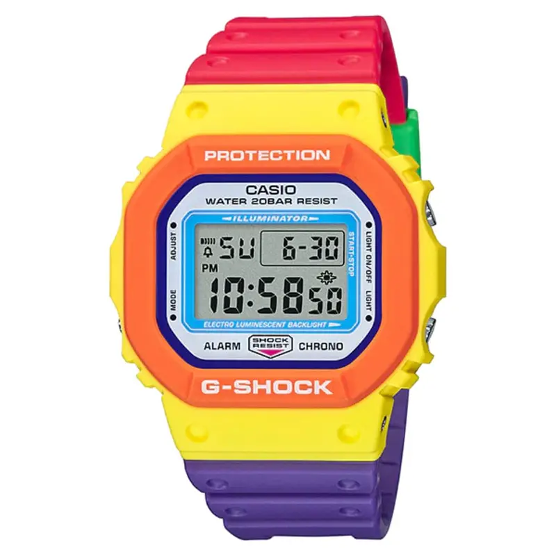 Casio G-Shock Dw-5610Dn-9Dr Multicolor Strap Men Watch 1