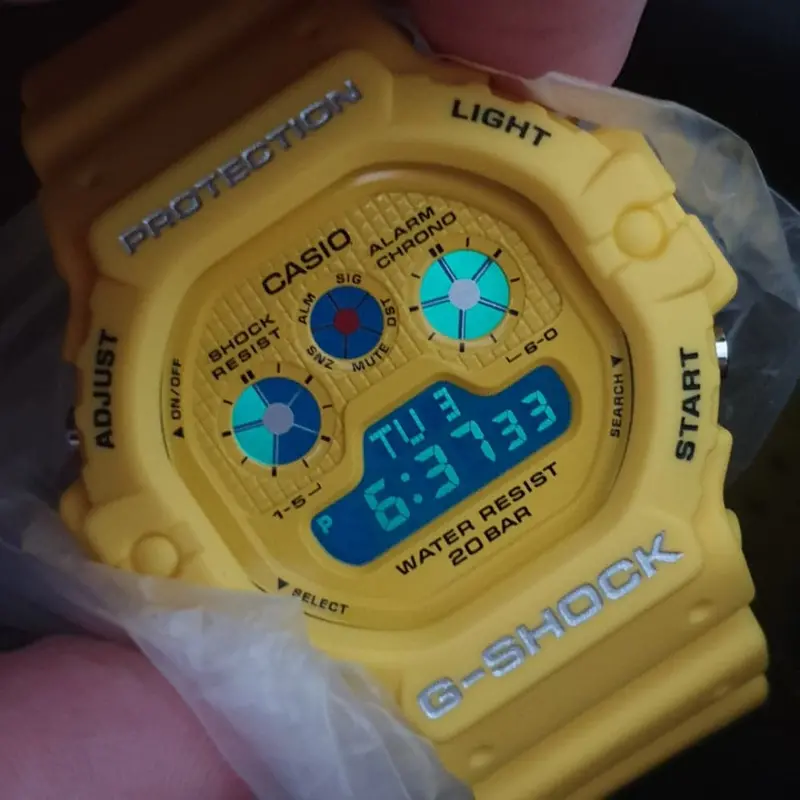 Casio G-Shock Dw-5900Rs-9Dr-P Yellow Resin Women Watch 2