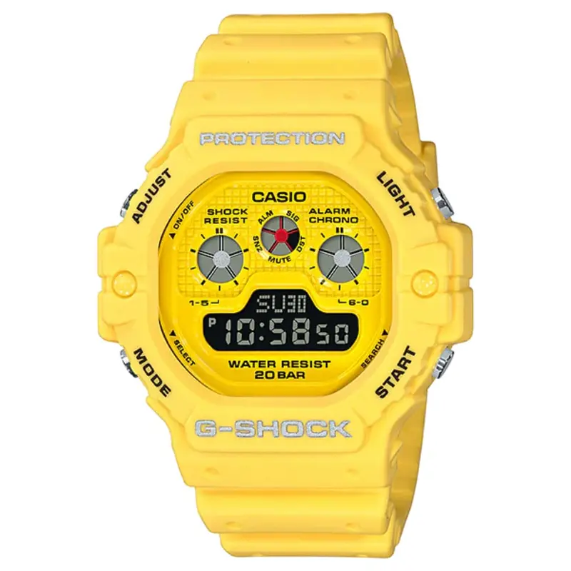 Casio G-Shock Dw-5900Rs-9Dr Yellow Resin Women Watch 1