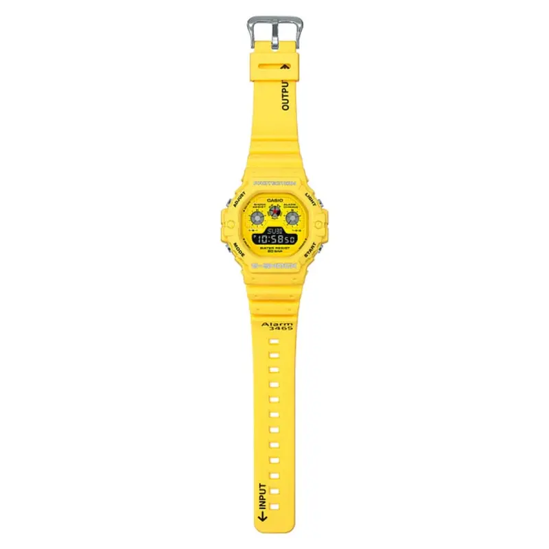 Casio G-Shock Dw-5900Rs-9Dr Yellow Resin Women Watch 2