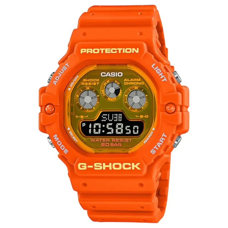 Casio G-Shock Dw-5900Ts-4Dr Orange Resin Strap Men's Watch 1