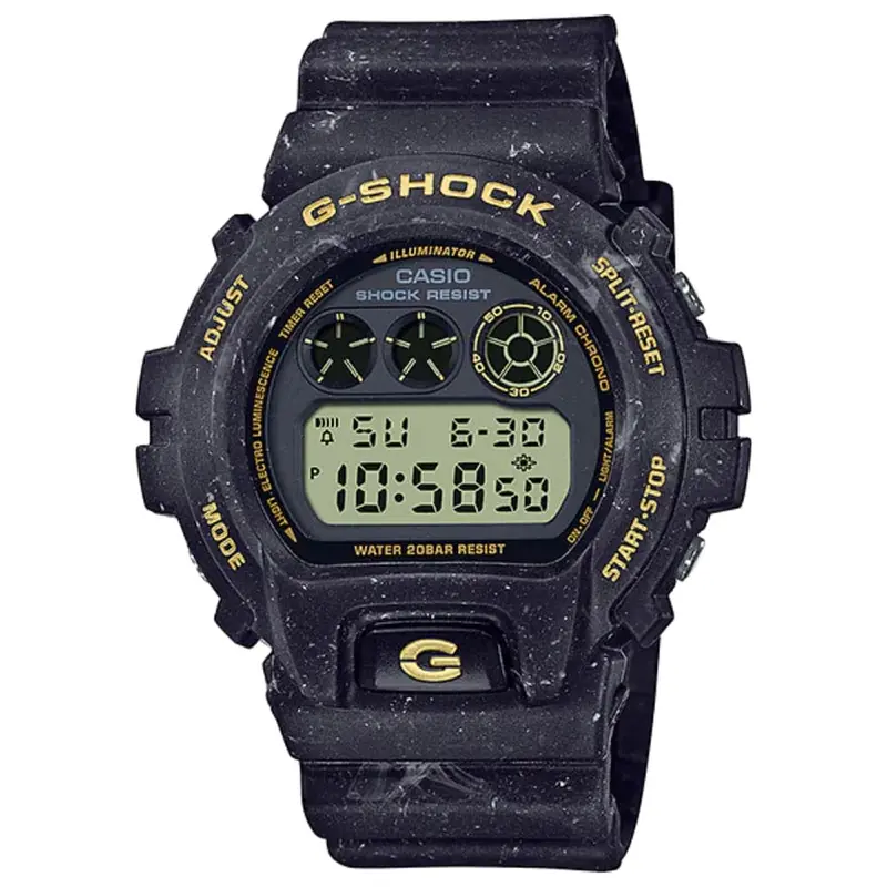 Casio G-Shock Dw-6900Ws-1Dr-P Digital Black Resin Strap Men's Watch 1