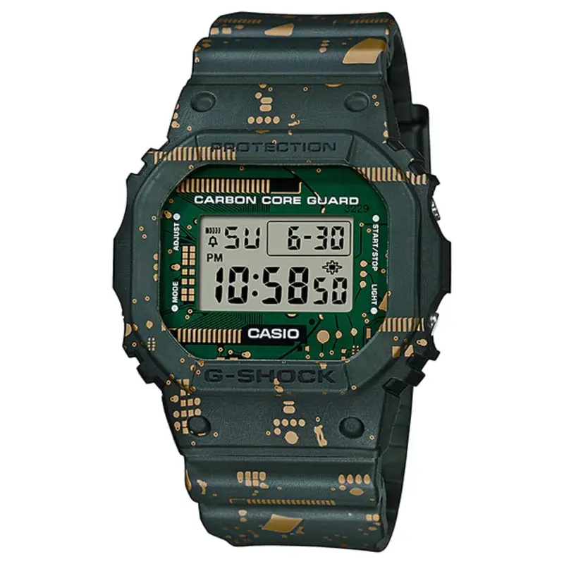 Casio G-Shock Dwe-5600Cc-3Dr-P Green Resin Men Watch 1