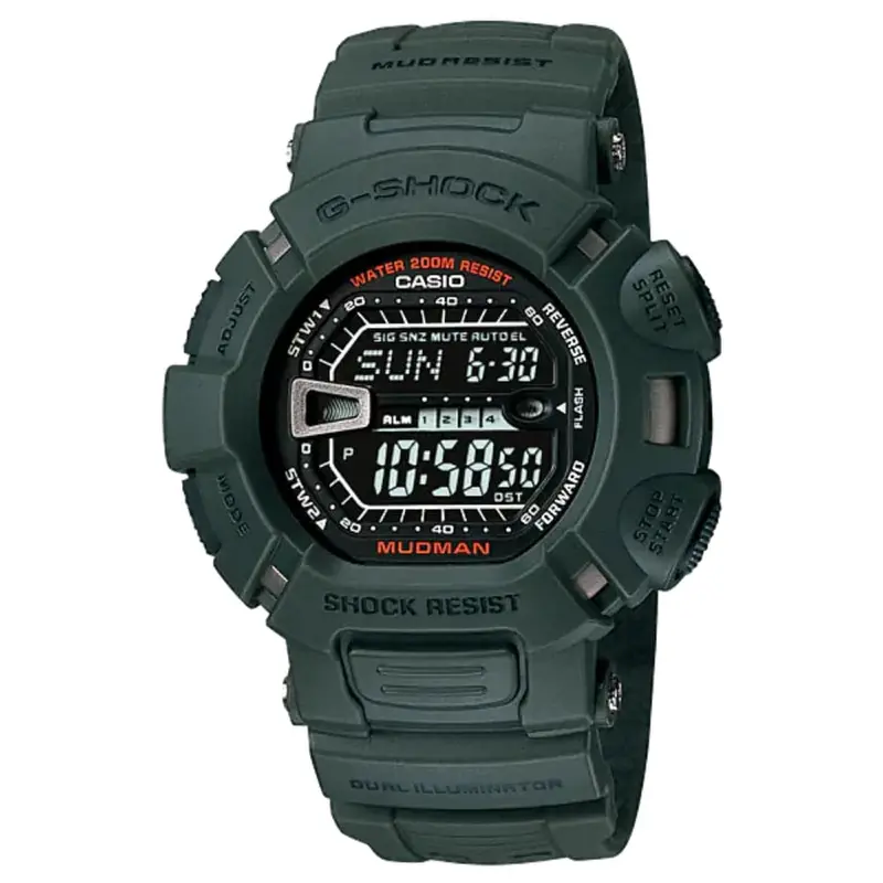 Casio G-Shock G-9000-3Vdr-P Digital Green Resin Men Watch 1
