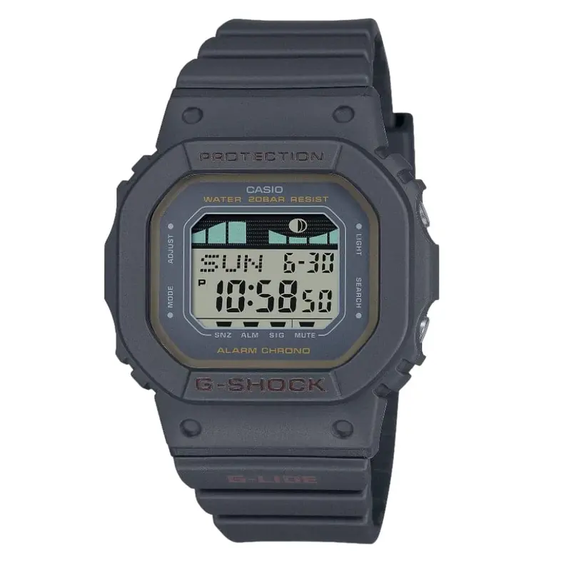 Casio G-Shock G-Lide Digital Gray Resin Strap Women Watch Glx-S5600-1Dr-P 1