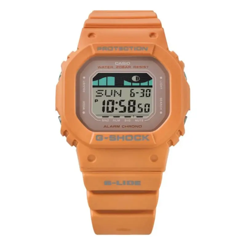Casio G-Shock G-Lide Digital Orange Resin Strap Unisex Watch Glx-S5600-4Dr-P 2