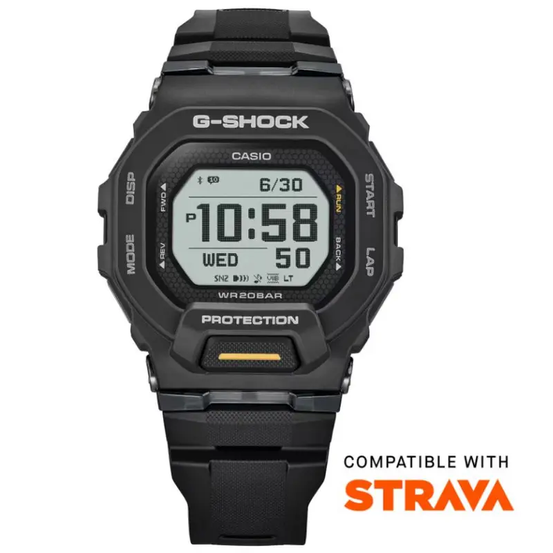 Casio G-Shock G-Squad Black Resin Strap Men Watch Gbd-200-1A1dr 2