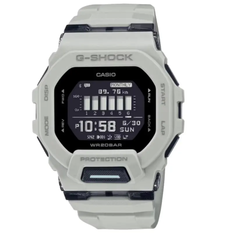 Casio G-Shock G-Squad Digital Grey Resin Strap Watch For Men Gbd-200Uu-9Dr 1