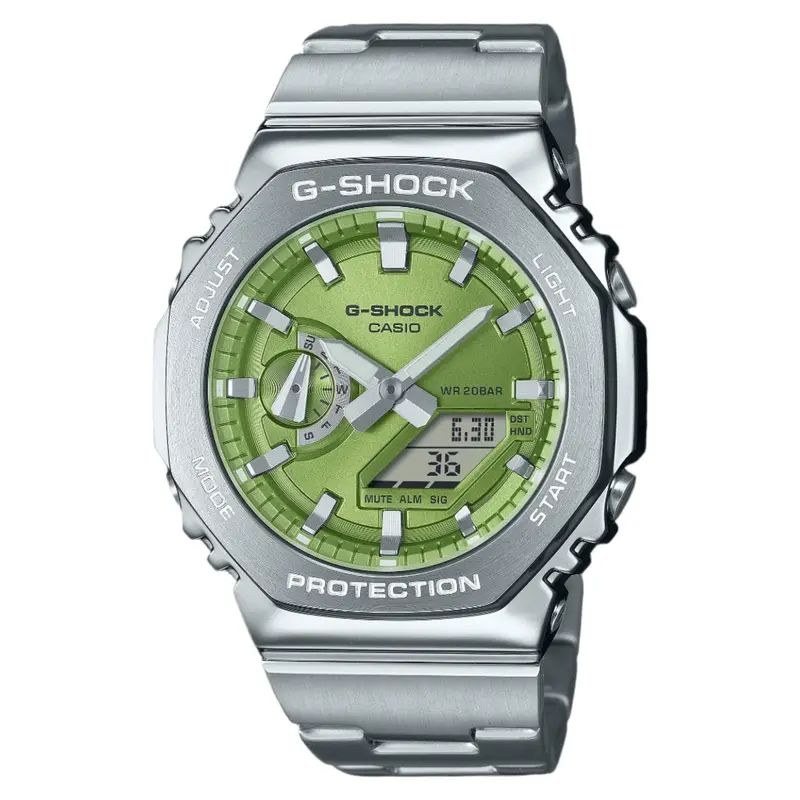 Casio G-Shock G-Steel Green Dial Watch Gm-2110D-3Adr 1