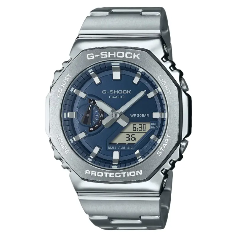 Casio G-Shock G-Steel Silver Watch Gm-2110D-2Bdr 1