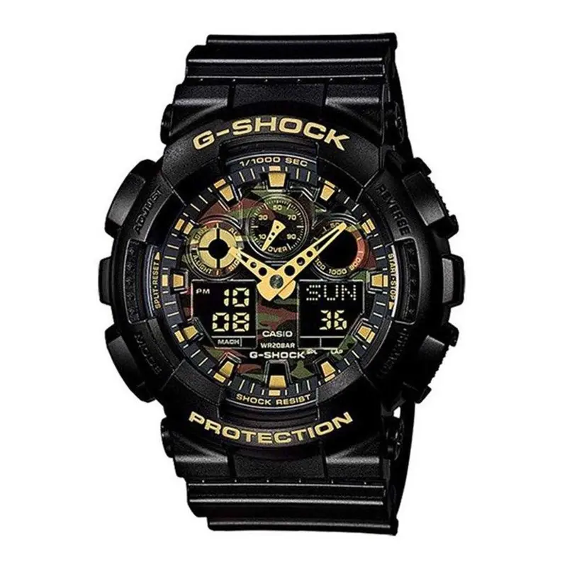 Casio G-Shock Ga-100Cf-1A9dr Digital Quartz Black Resin Men's Watch 1