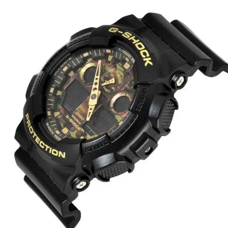 Casio G-Shock Ga-100Cf-1A9dr Digital Quartz Black Resin Men's Watch 2