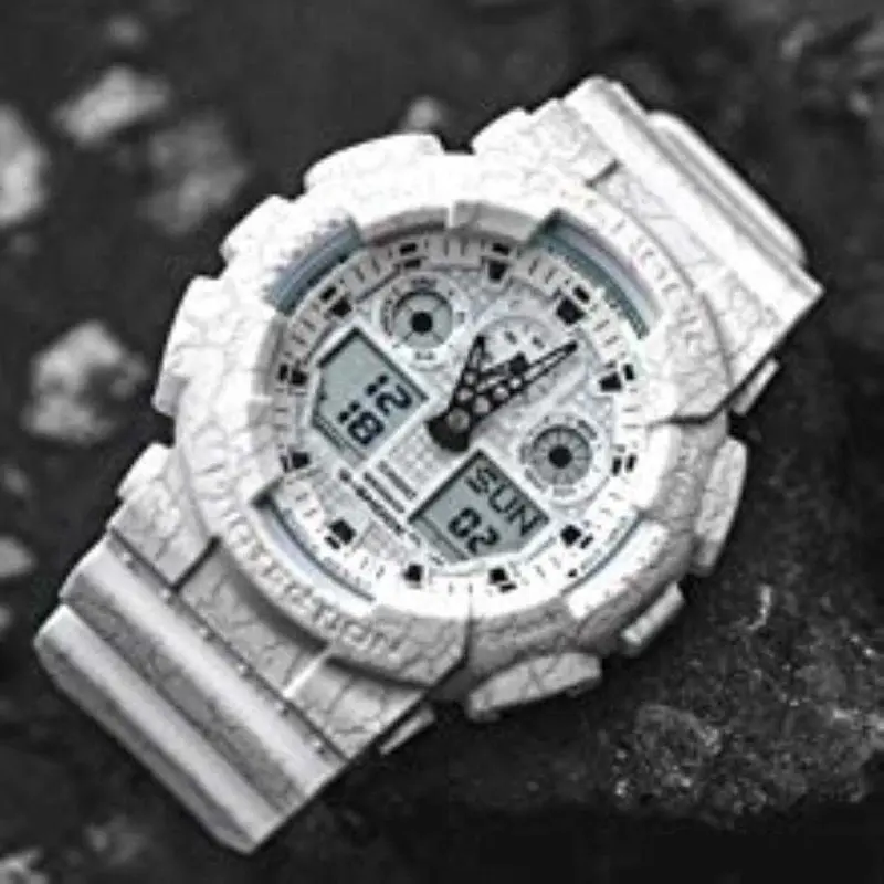Casio G-Shock Ga-100Cg-7Adr Digital Quartz White Resin Men's Watch 2