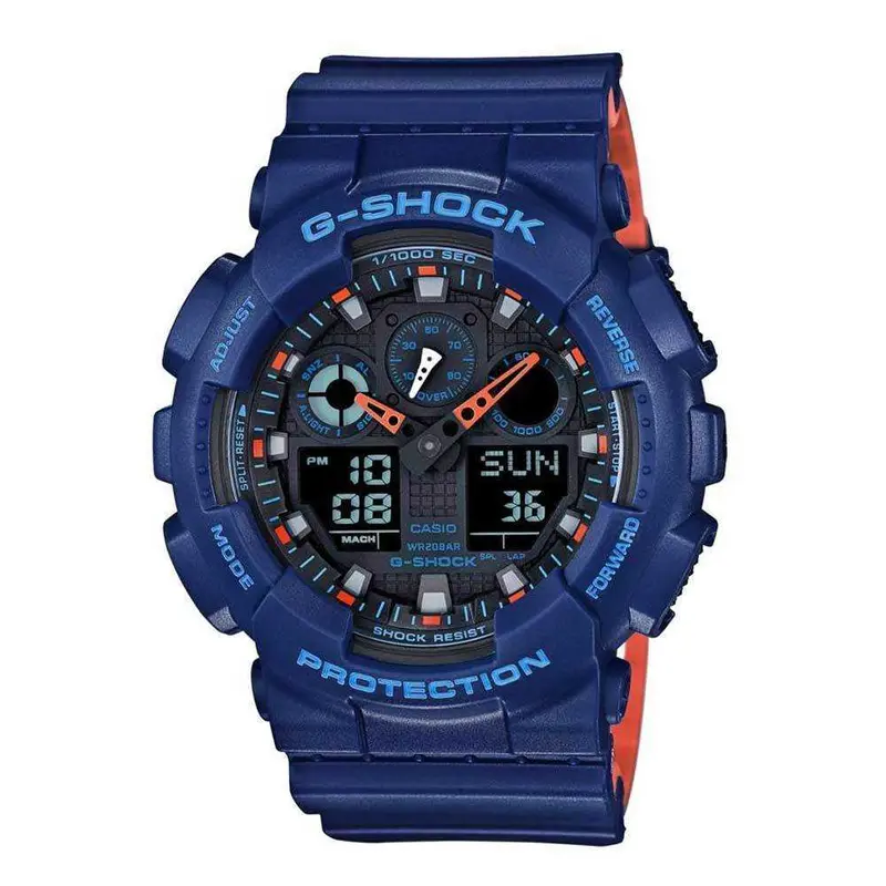 Casio G-Shock Ga-100L-2Adr Analog-Digital Unisex's Watch 1
