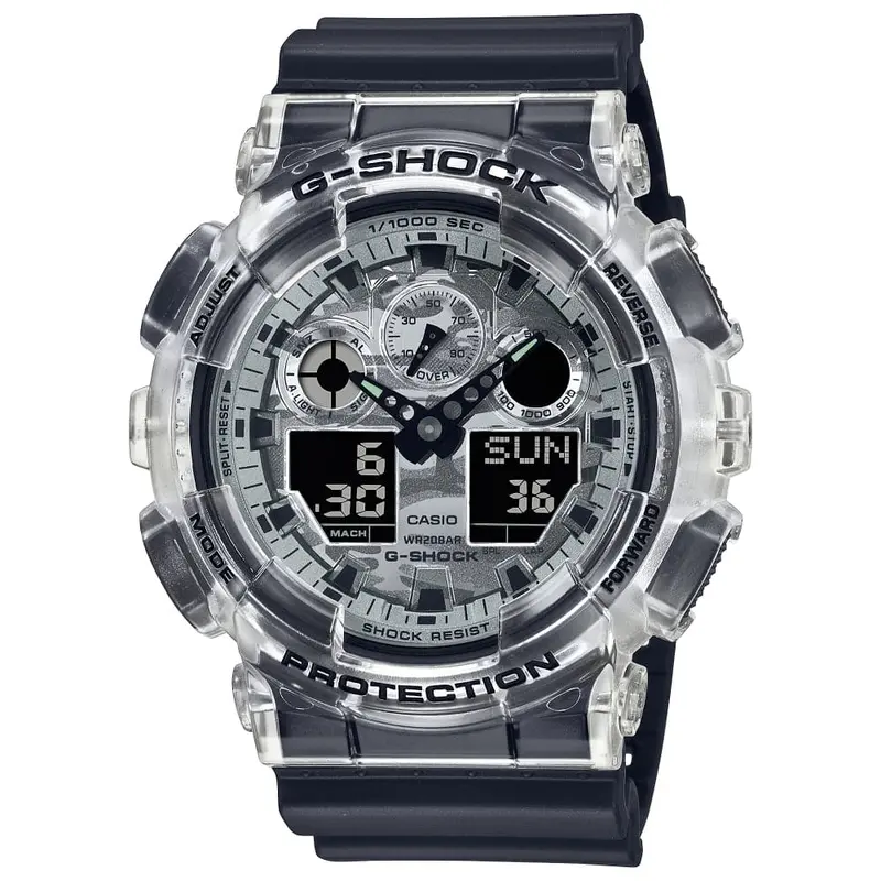 Casio G-Shock Ga-100Skc-1Adr-P Analog Digital Black Resin Strap Men's Watch 1