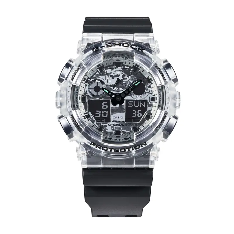Casio G-Shock Ga-100Skc-1Adr-P Analog Digital Black Resin Strap Men's Watch 2