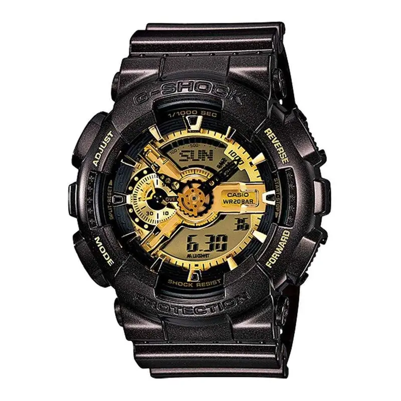 Casio G-Shock Ga-110Br-5Adr Digital Quartz Black Resin Men's Watch 1