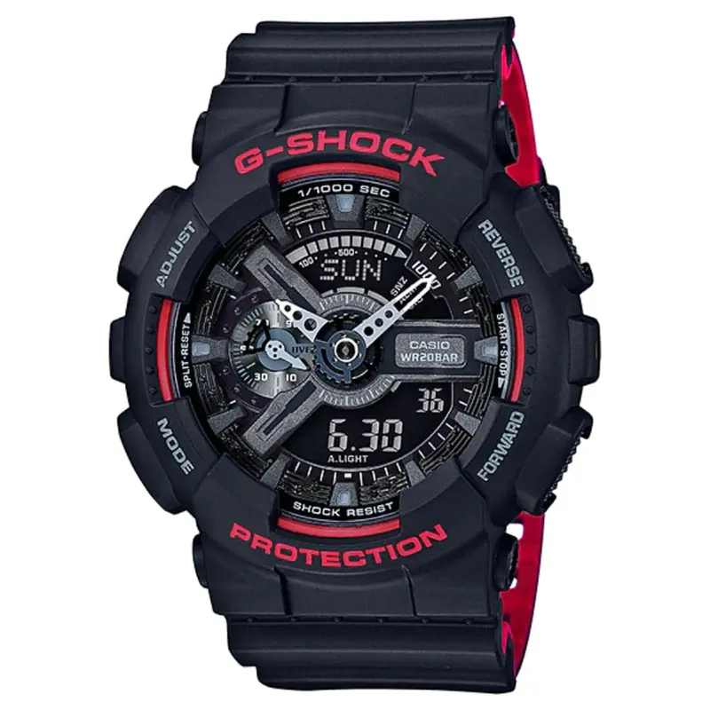 Casio G-Shock Ga-110Hr-1Adr Digital Quartz Black Resin Men's Watch 1