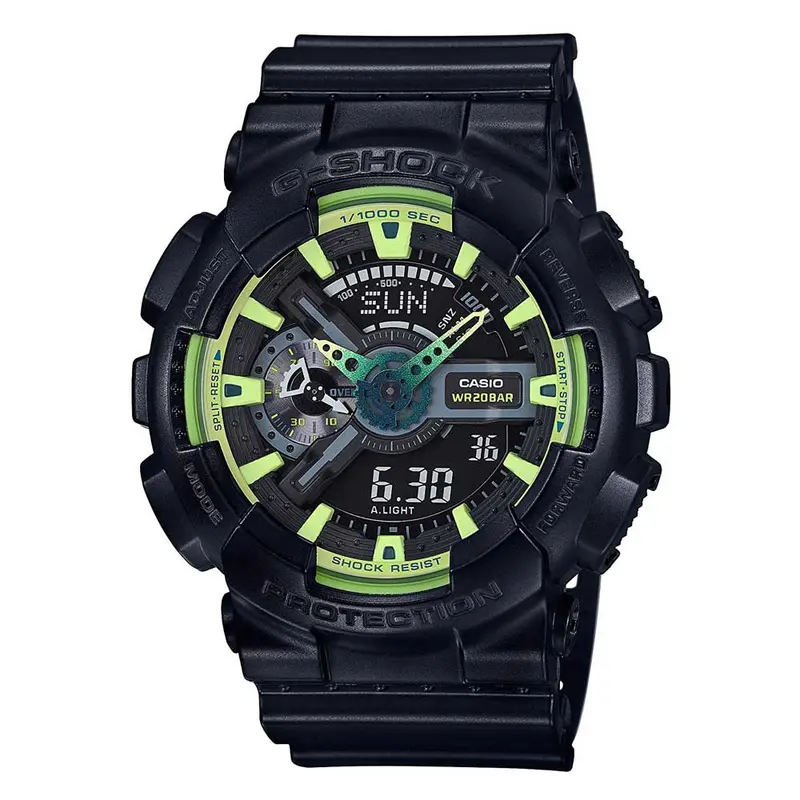 Casio G-Shock Ga-110Ly-1Acr Digital Quartz Black Resin Men's Watch 1