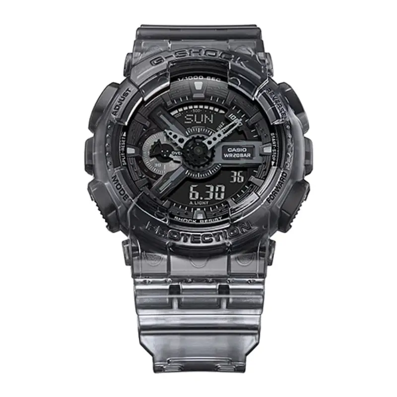 Casio G-Shock Ga-110Ske-8Adr-P Black Transparent Resin Strap Men Watch 2