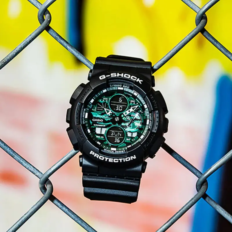 Casio G-Shock Ga-140Mg-1Adr-P Black Resin Strap Men's Watch 2