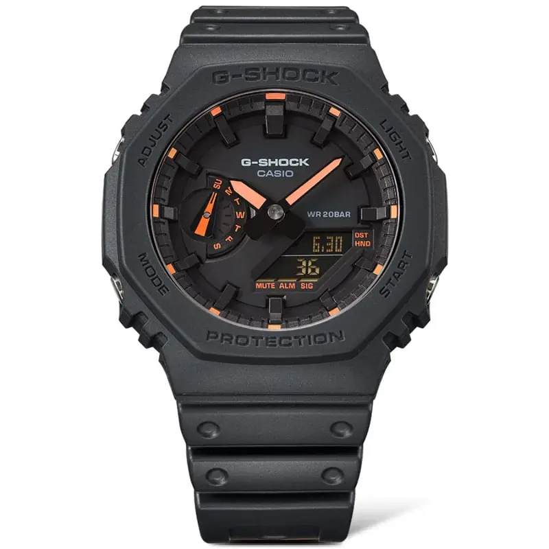 Casio G-Shock Ga-2100-1A4dr-P Black Resin Men Watch 1