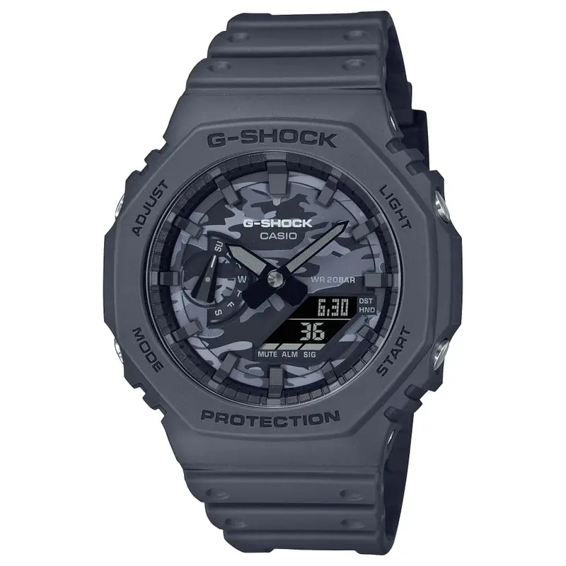 Casio G-Shock Ga-2100Ca-8Adr-P Black Resin Men Watch 1