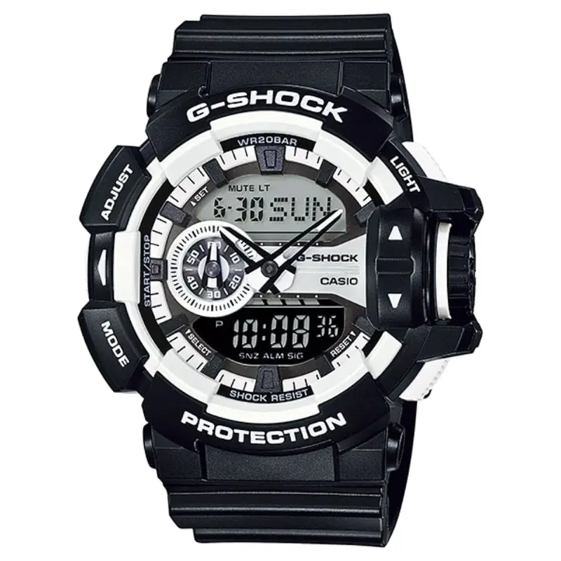 Casio G-Shock Ga-400-1Adr-P Black Resin Strap Men Watch 1