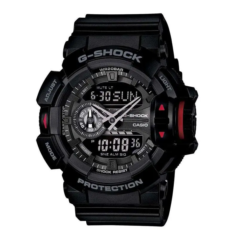Casio G-Shock Ga-400-1Bdr Digital Quartz Black Resin Unisex's Watch 1